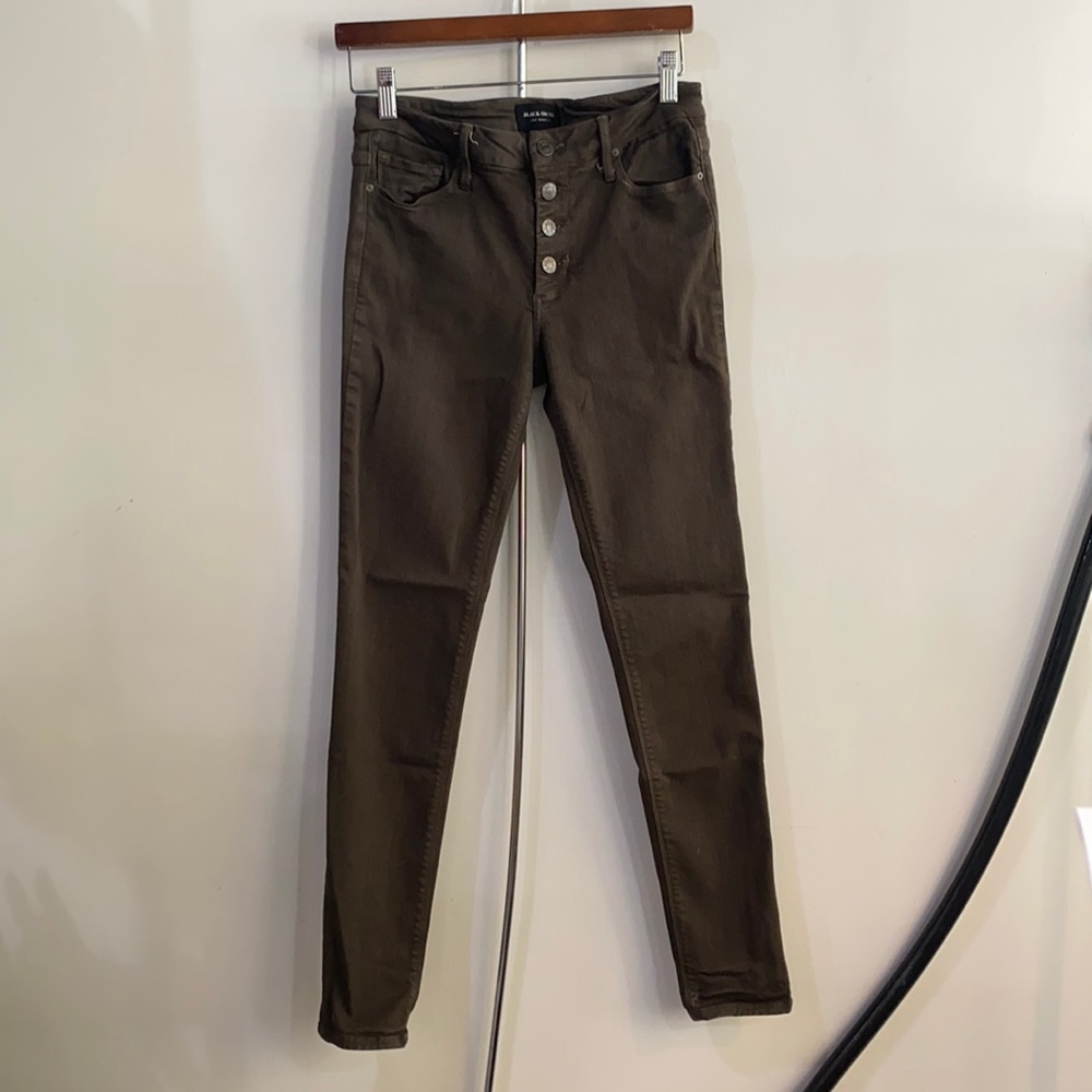Black Orchid Candice Button Front Super Skinny